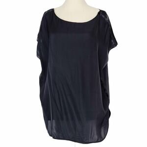 Vince silk button detail blouse sz s